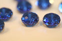 24pcs Adabele Austrian Faceted Rondelle Crystal Beads #5040, Sapphire (Blue), Size Selections: 6x4mm, 8x6mm, 10x8mm