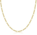 1pc 1/20 14K Gold Filled Figaro Link Chain Necklace, 1.5mm Width, Non Tarnish, Length Selections: 18 inch/20 inch