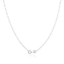 1pc 925 Sterling Silver Figaro Link Chain Necklace, Diamond-Cut, 1.5mm, Length Selections: 18/20/22/24/26 inch