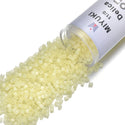 7.5g Miyuki Delica 11/0 Seed Beads, Silk Glass Enamel Lemon Ice DB823-1