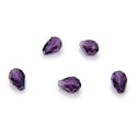 24pcs Adabele Austrian Faceted Teardrop Crystal Beads #5500, Purple Velvet, 8mm x 6mm, Hole ID 1mm, SST-827