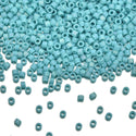 30g Miyuki Delica 11/0 Seed Beads Opaque Matte Rainbow Turquoise Blue DB878