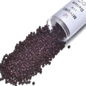 7.5g Miyuki Delica 11/0 Seed Beads, Opaque Dark Brown DB734