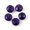 25pcs Adabele Austrian Faceted Flat Round Coin Crystal Beads #5052, Purple Velvet, 8mm, Hole ID 1mm, SSMR827