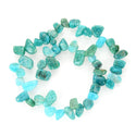 Natural Amazonite Gemstone Petal Keishi Beads, Irregular, 10mm-20mm, Hole ID 1mm, 1 Strand/15 Inch, GZ6-45