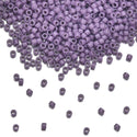 30g Miyuki Delica 11/0 Seed Beads, Duracoat Opaque Dark Orchid DB2139