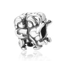 925 Sterling Silver Gemini Zodiac Sign Bead Charm, Compatible with Pandora All Other Charm Bracelets