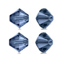 50pcs Adabele Austrian Faceted Bicone Crystal Beads #5301, Dark Indigo Blue, Size Selections: 6mm/8mm/10mm