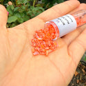 10g Miyuki Half Tila Seed Beads 5x2.3mm, Matte Rainbow Orange HTL-406FR
