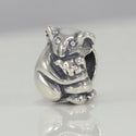 1pc Real Solid Sterling Silver Koala Mom & Her Love Charm Bead, Compatible with Pandora All Other Charm Bracelets, EC104