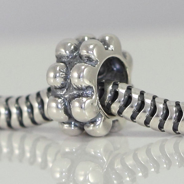 1pc Solid 925 Sterling Silver Double Ring Commitment Loyal Bead Charm, Compatible with Pandora All Other Charm Bracelet, EC149