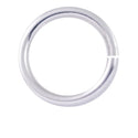 200pcs Open Jump Rings, O Rings, Sterling Silver Plated Brass, 0.8mm/20 Gauge, Size Selections: 4mm/6mm/8mm