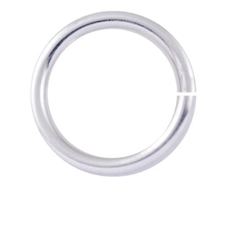100pcs Open Jump Rings, O Rings, Sterling Silver Plated Brass, 1mm/18 Gauge, Size Selections: 10mm/12mm