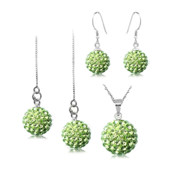 25pcs Adabele Grade AA+ Suncatcher Crystal Rhinestone Pave Polymer Clay Beads, Clear White, Size Selections: 8mm/10mm/12mm