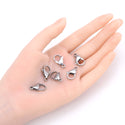 20pcs 304 Grade Surgical Stainless Steel Trigger Lobster Claw Clasps Strong Sturdy (10mm/12mm/15mm/20mm)