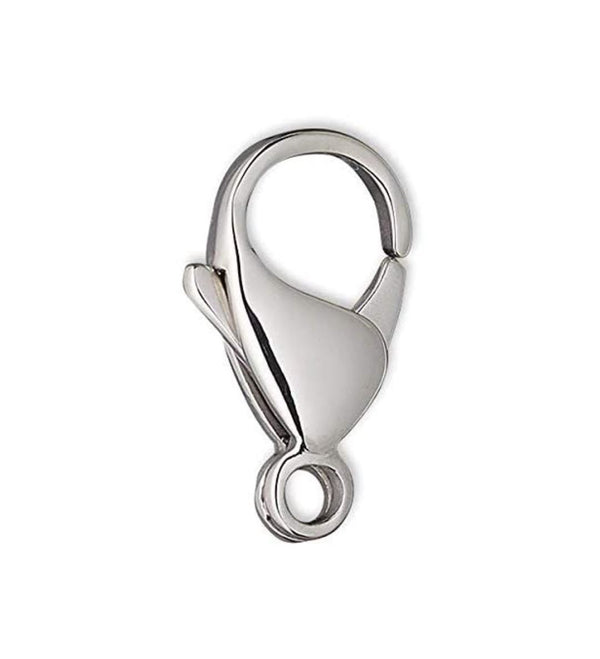 20pcs 304 Grade Surgical Stainless Steel Trigger Lobster Claw Clasps Strong Sturdy (10mm/12mm/15mm/20mm)