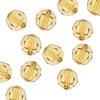 Buy crystal-golden-shadow 25pcs Swarovski Faceted Round Crystal Beads #5601, 6mm, Hole ID 1mm, | U Pick Color