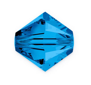 Buy capri-blue 100pcs Adabele Austrian Faceted Bicone Crystal Beads, 10mm, Hole ID 1.3mm, | U Pick Color