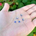 100pcs Adabele Austrian Faceted Bicone Crystal Beads with AB Coating, 4mm Small Tiny, Hole ID 0.9mm, | U Pick Color