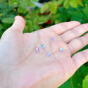 100pcs Adabele Austrian Faceted Bicone Crystal Beads with AB Coating, 5mm Small, Hole ID 1mm, | U Pick Color