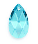 6pcs Swarovski Faceted Pear Shaped Pendant Drops #6106, 16mm, Hole ID 1.2mm, | U Pick Color