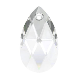 Buy crystal-clear 6pcs Swarovski Faceted Pear Shaped Pendant Drops #6106, 16mm, Hole ID 1.2mm, | U Pick Color