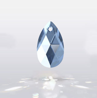 Buy light-sapphire 6pcs Swarovski Faceted Pear Shaped Pendant Drops #6106, 16mm, Hole ID 1.2mm, | U Pick Color