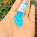 10g Miyuki Quarter Tila Seed Beads 5x1.2mm, Opaque Robin's Egg Blue QTL-413