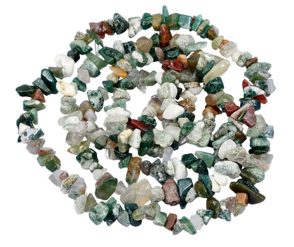 Natural Indian Agate Gemstone Chip Beads, Free Form, 5mm-8mm, Hole ID 1mm, 1 Strand/31 Inch, GZ1-23