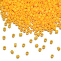 30g Miyuki Delica 11/0 Seed Beads, Duracoat Opaque Light Squash DB2103