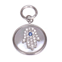 Solid 925 Sterling Silver Hand Bead Cubic Zirconia CZ