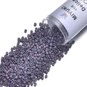 7.5g Miyuki Delica 11/0 Seed Beads, Opaque Mulberry DB662