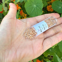 7.5g Miyuki Delica 11/0 Seed Beads, Opague Galvanized Apricot Gold DB411