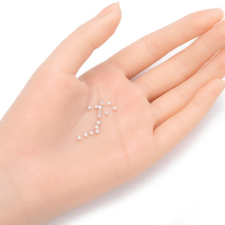 100pcs 925 Sterling Silver Seamless Round Spacer Beads, Small Tiny, Size Selections: 2mm/2.5mm/3mm/4mm