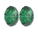 24pcs Adabele Austrian Faceted Rondelle Crystal Beads #5040, Emerald (Green), Size Selections: 6x4mm, 8x6mm, 10x8mm