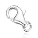 5pcs 925 Sterling Silver Lobster Claw Clasps, Size Selections: 10mm/11mm/13mm/15mm