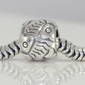 1pc Real Solid Sterling Silver Fish Charm Symbol of Abundance Bead, Compatible with Pandora All Other Charm Bracelets, EC152