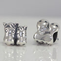 1pc Real Solid Sterling Silver I Love Horse Animal Charm Bead, Compatible with Pandora All Other Charm Bracelets, EC243
