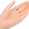 20pcs 925 Sterling Silver Split Jump Rings, Real 18K Yellow Gold Plated, 0.7mm/21 Gauge, Size Selections: 5/6/7/8/10/12mm
