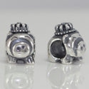 1pc Real Solid Sterling Silver Pig Charm Lucky Chinese Zodiac Bead, Compatible with Pandora All Other Charm Bracelets, EC265