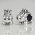 1pc Cute Solid 925 Sterling Silver Horse Charm Good Luck Bead, Compatible with Pandora All Other Charm Bracelets, EC2-M2