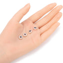 2pcs 925 Sterling Silver Rubber Charm Holder Bead Stopper, Compatible with Pandora All Other 3mm Charm Bracelet, EC27-A3