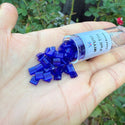 10g Miyuki Full Tila Square Seed Beads 5x5mm, Transparent Blueberry (TL-151)