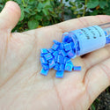 10g Miyuki Full Tila Square Seed Beads 5x5mm, Opaque Rainbow Hydrangea TL-483
