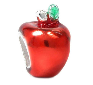 Solid 925 Sterling Silver Apple of My Eye Bead Charm