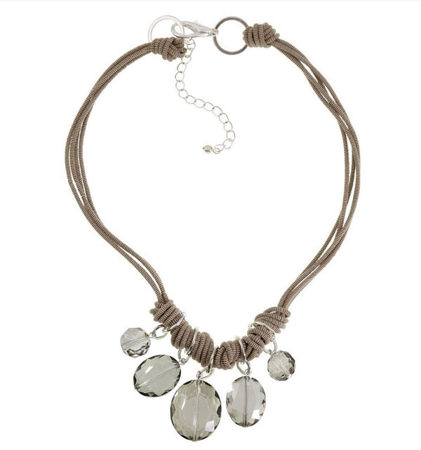 50pcs Creative Club Faceted Flat Oval Crystal Beads, Silver Shade, 16x12mm/Large, Hole ID 1.1mm, CCO-32