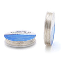2 Rolls Premium Tarnish Resistant Round Jewelry Copper Wire, Sterling Silver Plated Copper, Wire Gauge Selections: 0.5mm/0.6mm/0.7mm/0.8mm/1mm