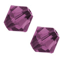 100pcs Adabele Austrian Faceted Bicone Crystal Beads #5301, Amethyst, Size Selections: 3mm/4mm/5mm/6mm