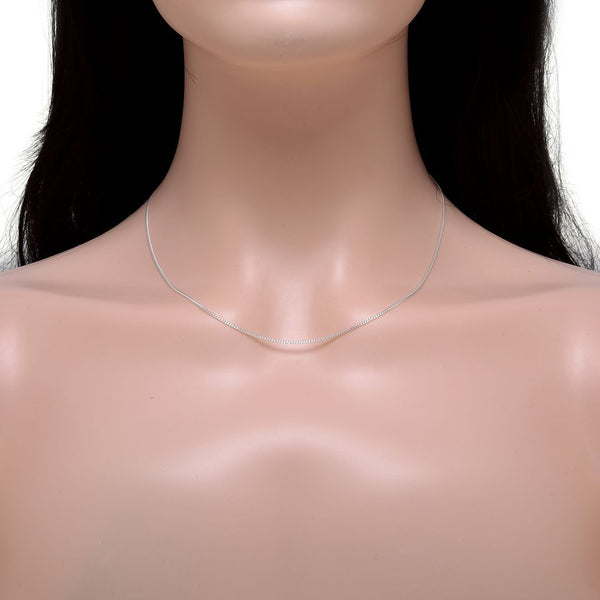 1pc 925 Sterling Silver Diamond Cut Curb Link Chain Necklace, 1.2mm, Small, Length Selections: 18 inch/20 inch/22 inch