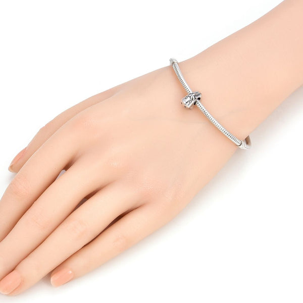 1pc Cute Solid 925 Sterling Silver Horse Charm Good Luck Bead, Compatible with Pandora All Other Charm Bracelets, EC2-M2